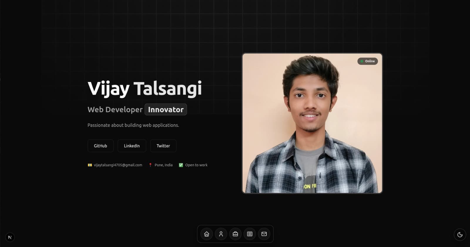 Interactive AI Portfolio