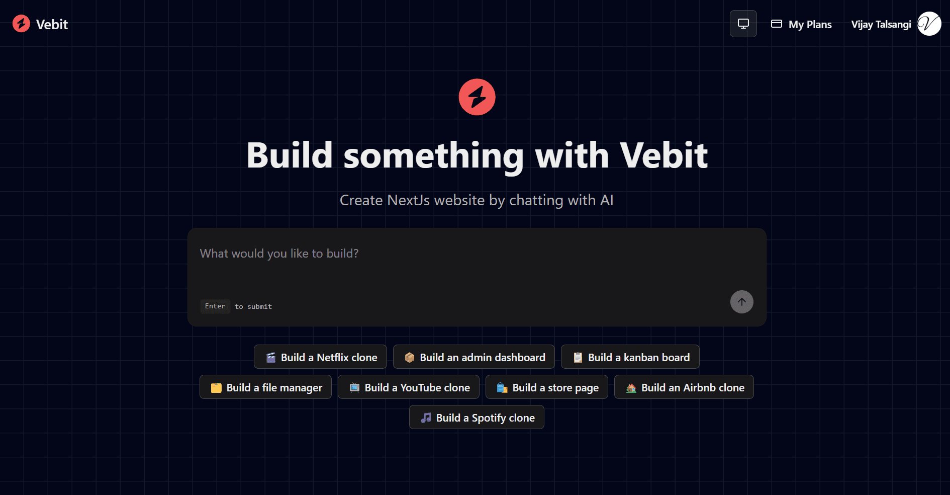 Vebit - Next.js Web Builder